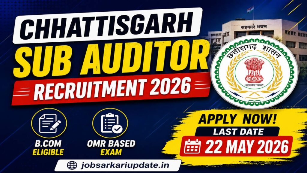 what is in-hand salary for CG Vyapam Sub Auditor 2026