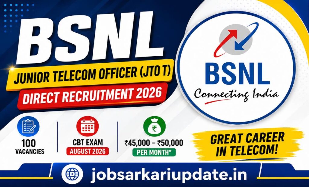 BSNL JTO salary in hand after deductions 2026
