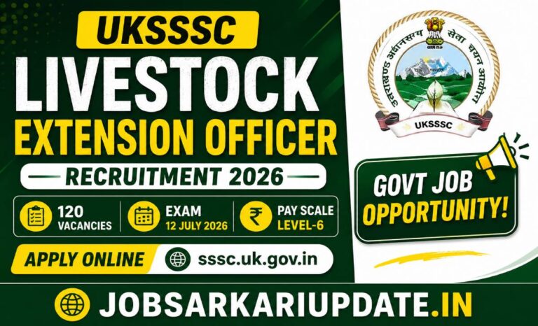 UKSSSC Pashudhan Prasar Adhikari salary in hand 2026