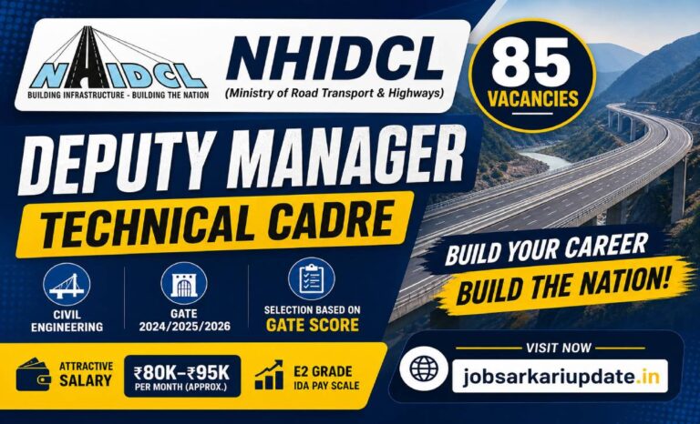 NHIDCL Deputy Manager Technical GATE salary in-hand 2026