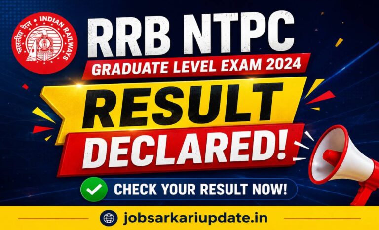 RRB NTPC Graduate final result score card download 2026