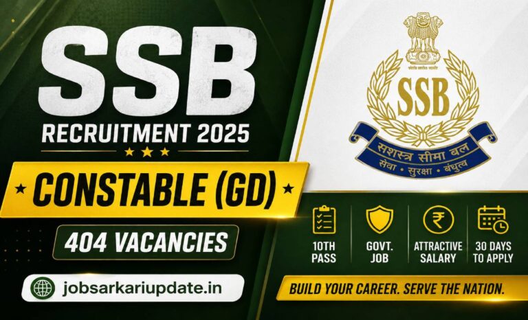 SSB Constable GD Sports Quota 2026 in-hand salary