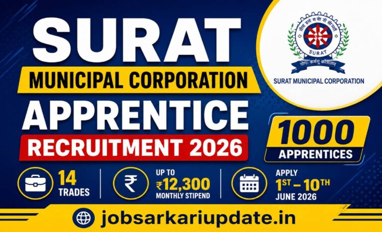Surat Municipal Corporation apprentice 2026 stipend eligibility and trade-wise vacancy