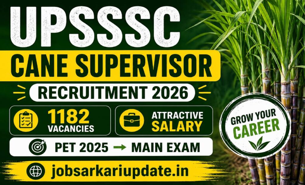 upsssc cane supervisor in hand salary 2026