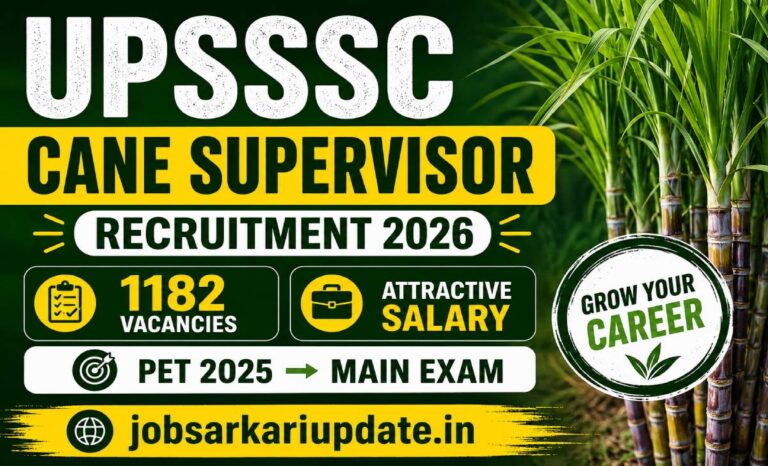 upsssc cane supervisor in hand salary 2026