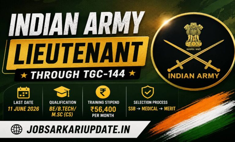 what is in-hand salary after commission for Indian Army TGC 144 2026