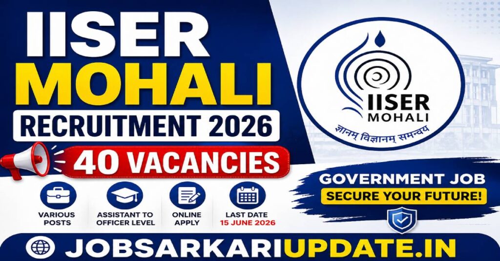 what is in-hand salary for IISER Mohali non-faculty posts 2026