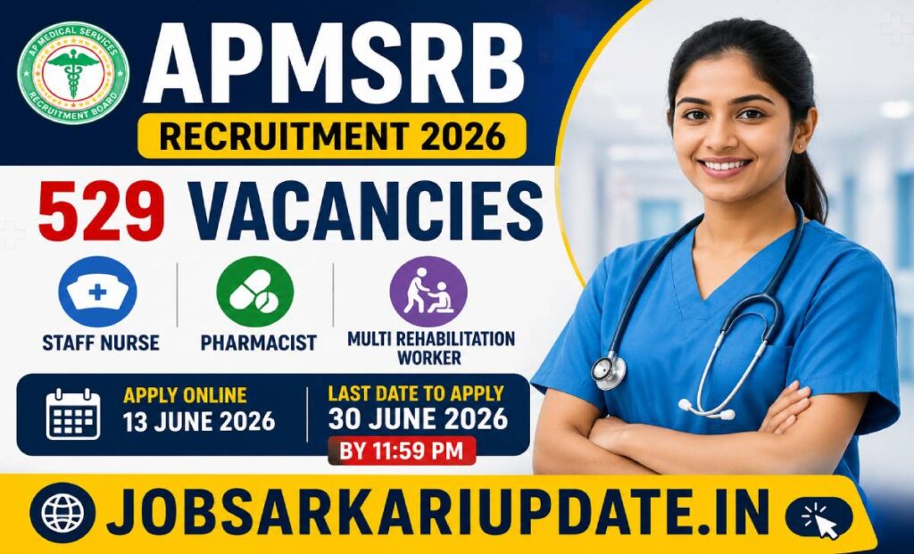 APMSRB Staff Nurse NHM 2026 in-hand salary contract basis
