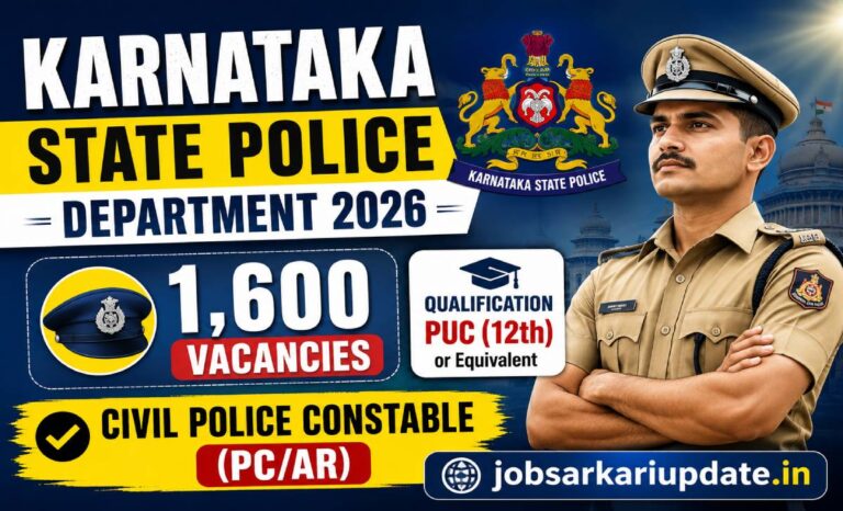 Karnataka Police Constable PC AR Recruitment 2026 vacancies