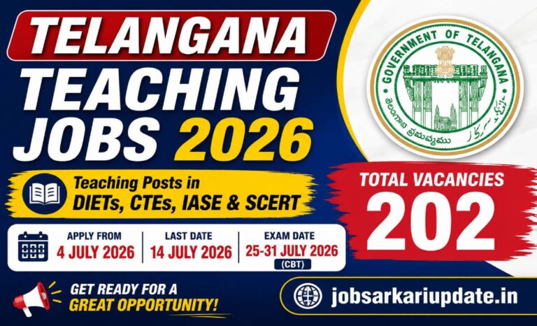 telangana diet cte iase scert recruitment 2026 202 vacancies