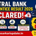 Central Bank Apprentice Result 2026