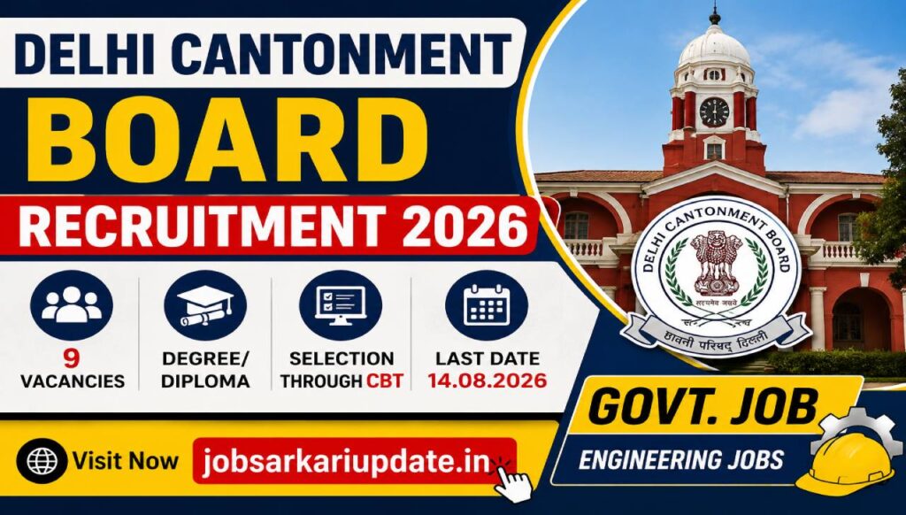 DCB Junior Engineer age relaxation for OBC candidates 2026
