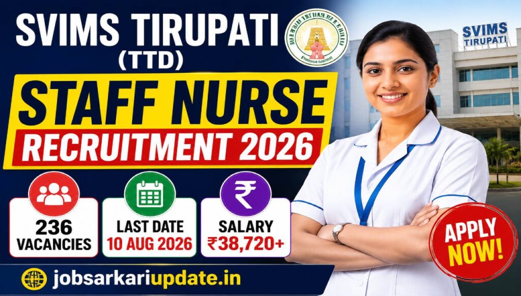 SVIMS Staff Nurse eligibility 2026
