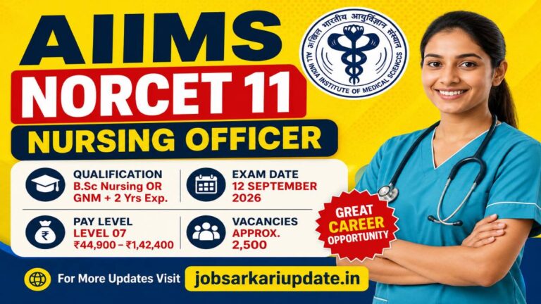 how to apply for AIIMS NORCET 11 Nursing Officer Recruitment 2026 online