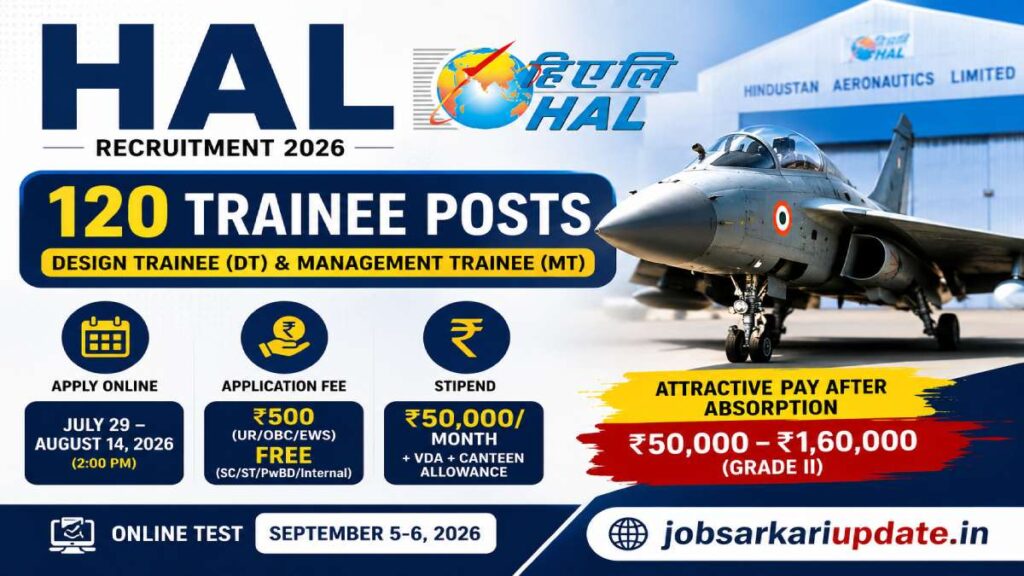 how to apply for HAL Design Trainee 2026