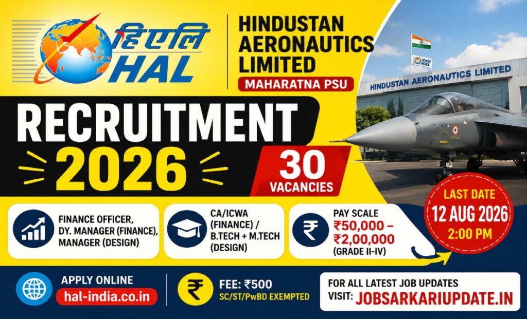 how to apply for HAL Executive Lateral Entry Recruitment 2026 online