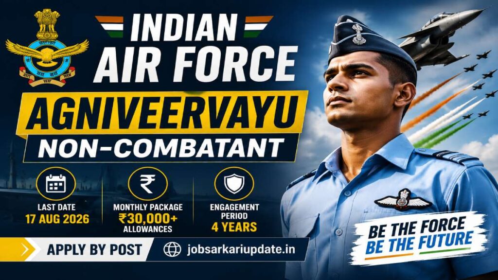 how to apply for IAF Agniveervayu Non-Combatant 2026