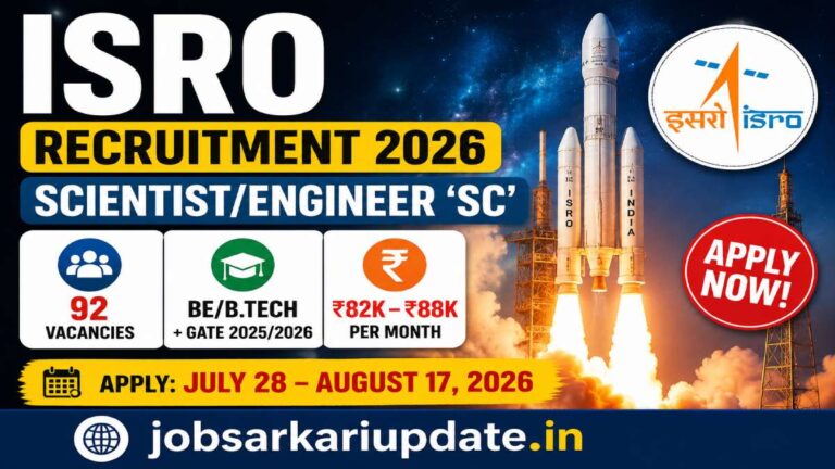 how to apply for ISRO Scientist 2026 through GATE