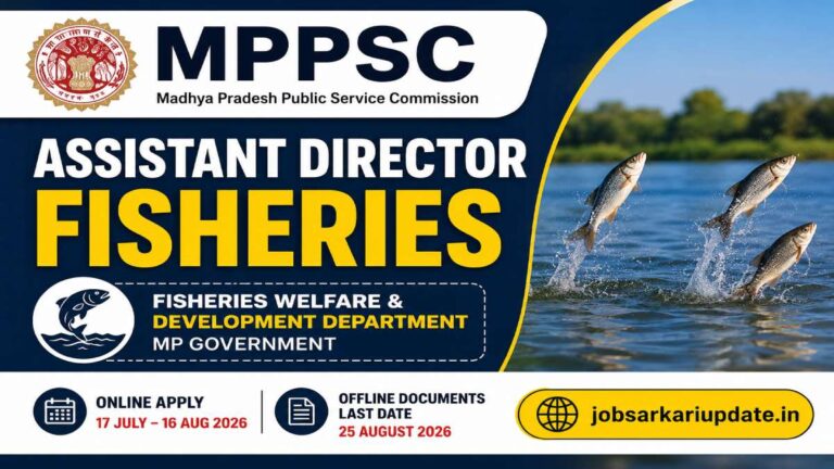 how to apply for MPPSC Assistant Director Fisheries 2026