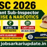 how to apply for MPSC Assistant Sub Inspector Excise Recruitment 2026