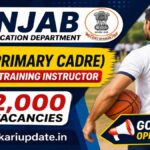 how to apply for Punjab PTI Recruitment 2026