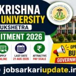 how to apply for Shri Krishna AYUSH University Clerk 2026