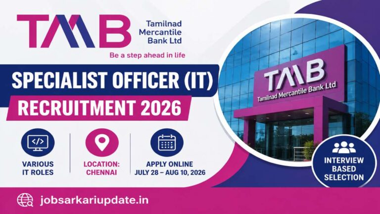 how to apply for TMB Specialist Officer 2026