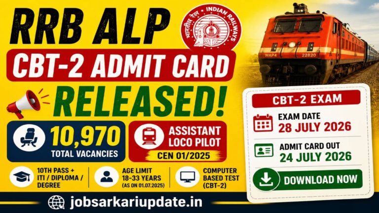 how to download RRB ALP CBT-2 admit card 2026