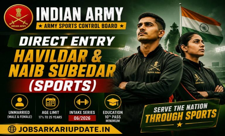 indian army sports quota havildar recruitment 2026 eligibility