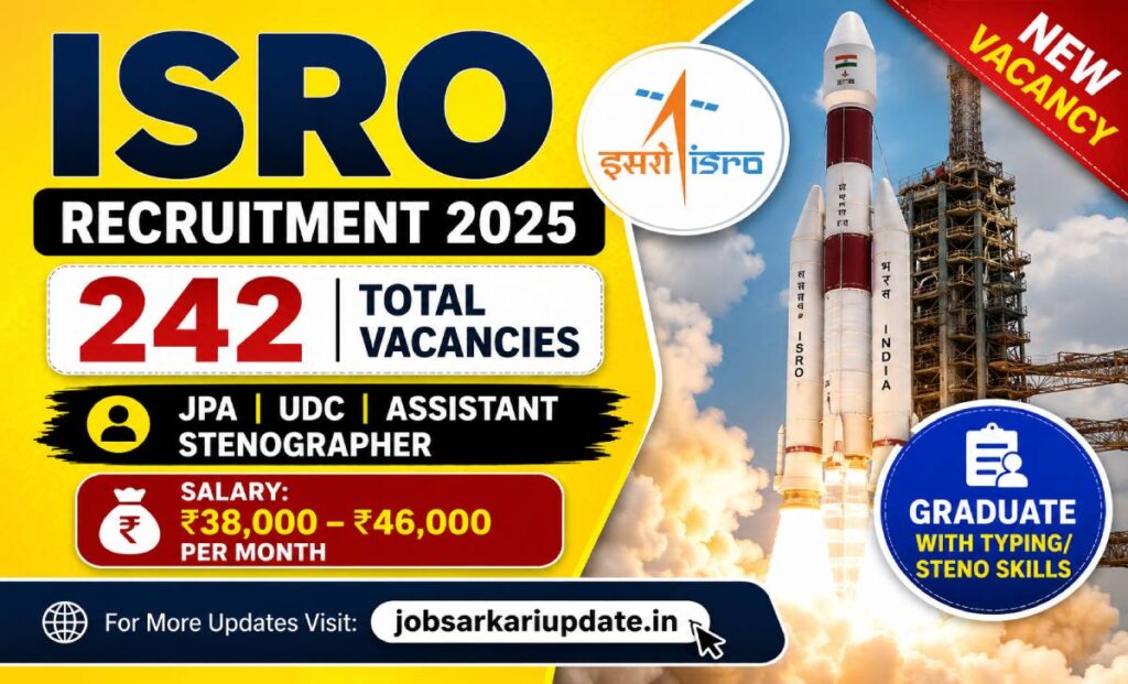 isro udc assistant steno recruitment 2026 eligibility