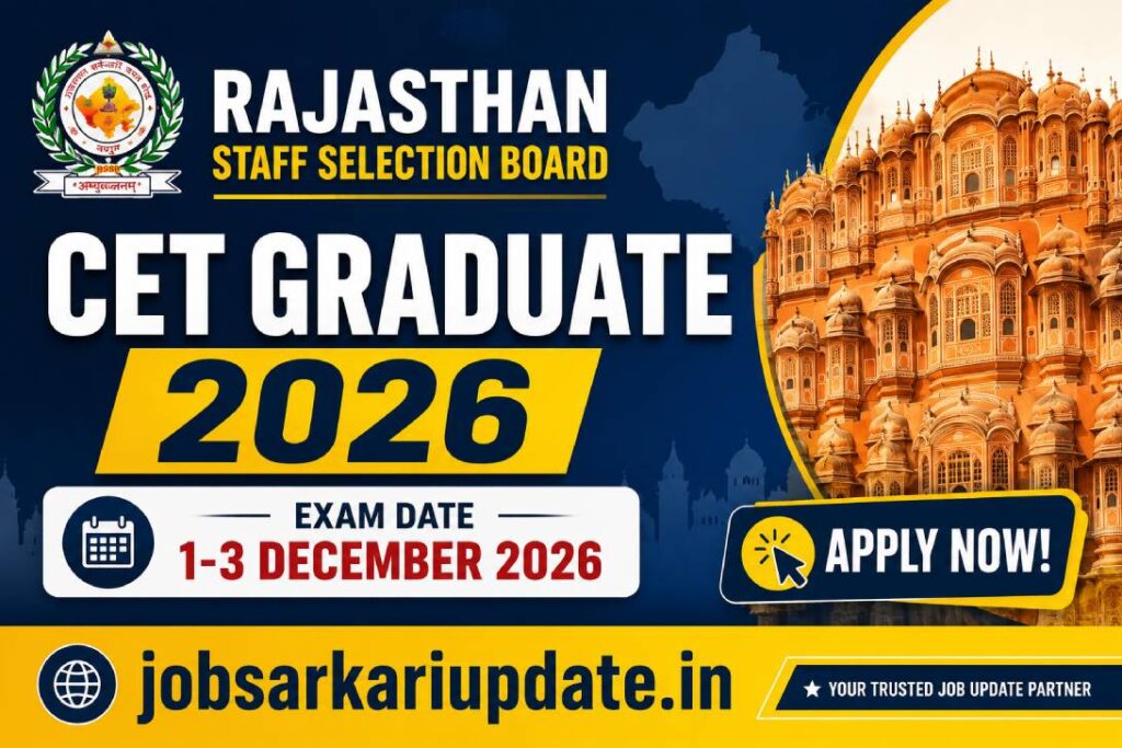 rssb cet graduate 2026 exam date and syllabus