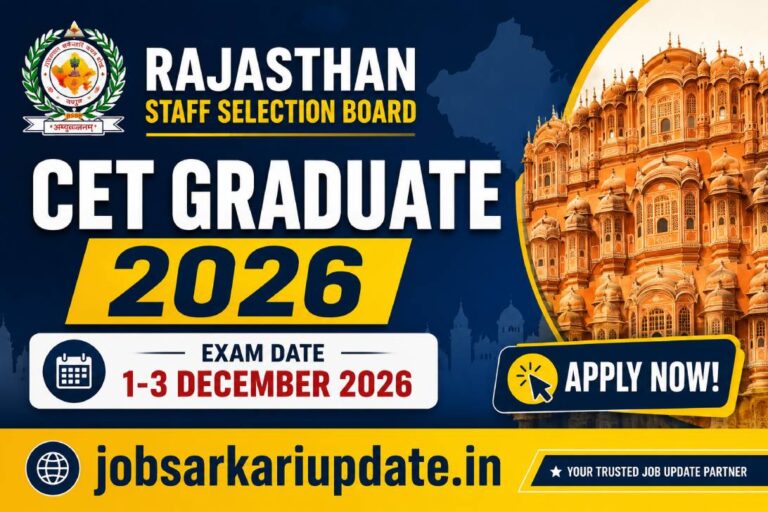 rssb cet graduate 2026 exam date and syllabus