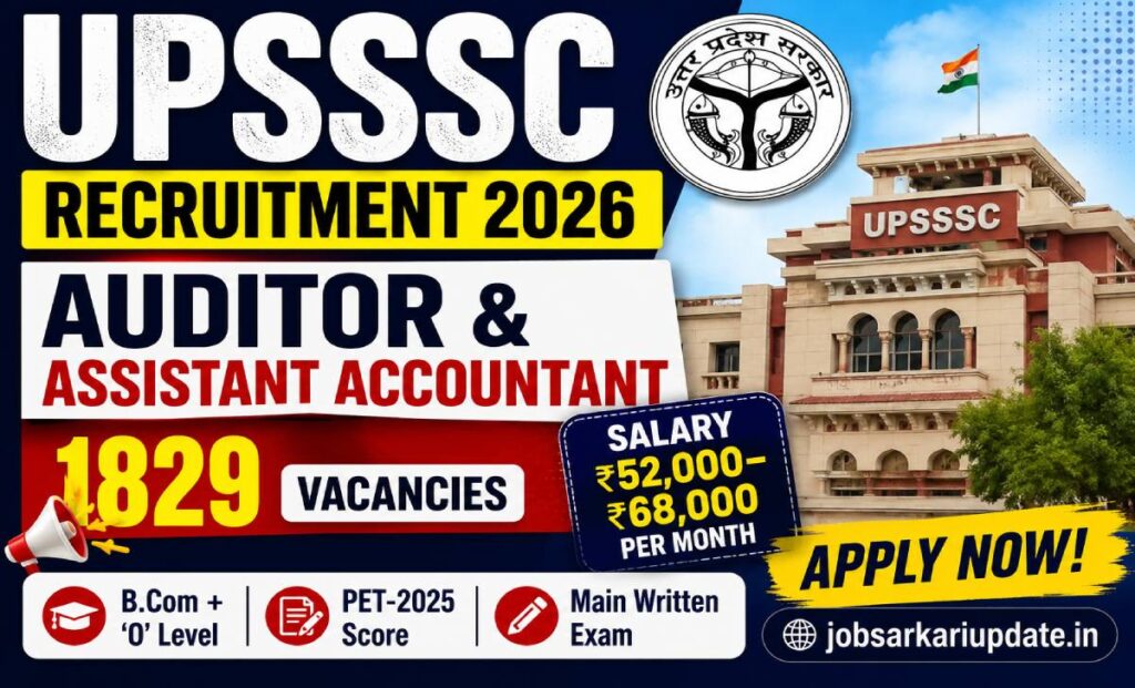 what is in-hand salary for UPSSSC Auditor 2026
