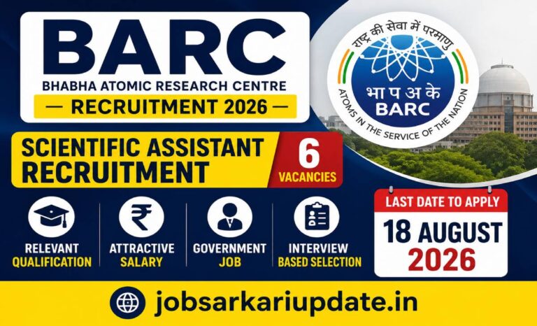 what is salary for BARC Scientific Assistant 2026