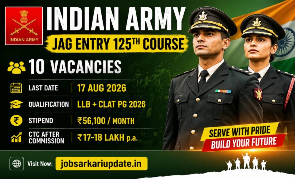what is salary for Indian Army JAG officer 2026