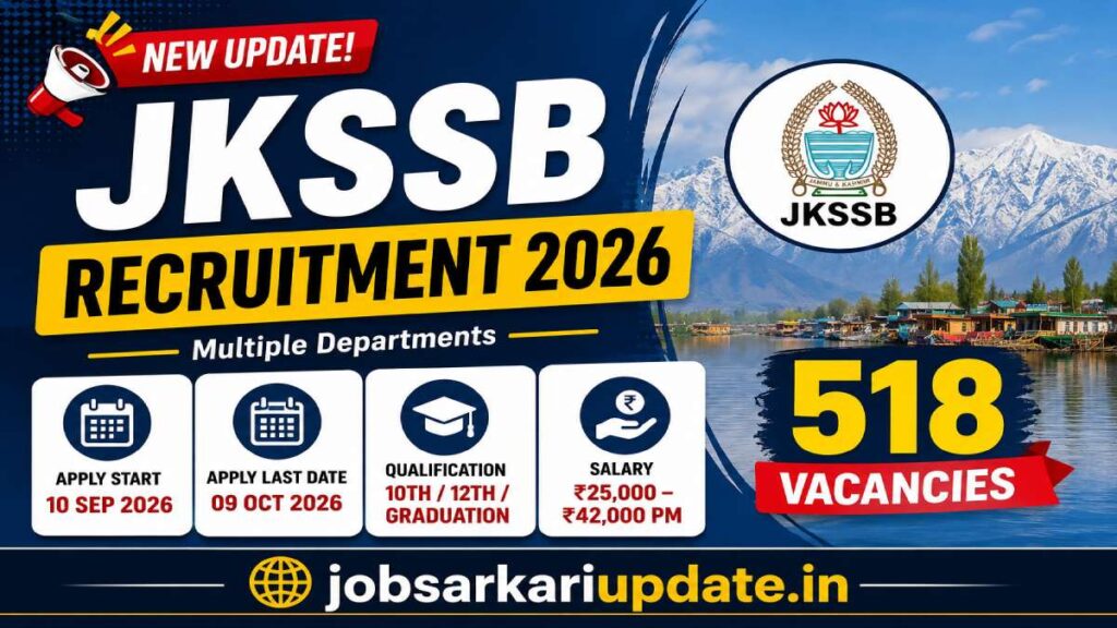 how to apply for JKSSB Recruitment 2026