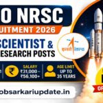 how to apply for NRSC Research Scientist 2026