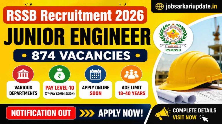how to apply for RSSB Junior Engineer Recruitment 2026