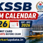 how to check JKSSB exam calendar 2026